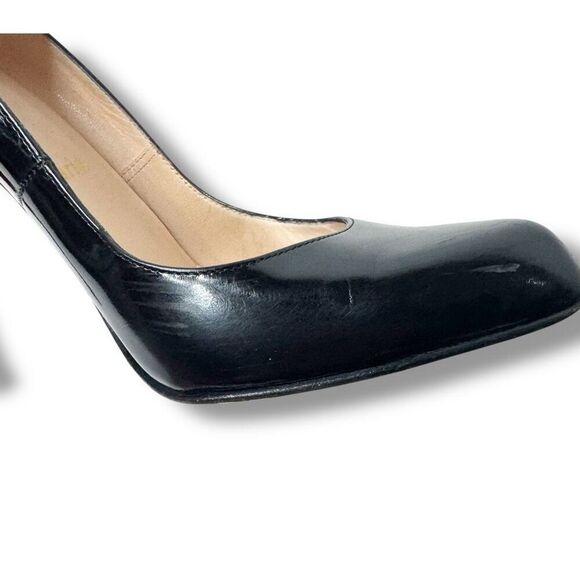 Christian Louboutin Simple Classic Pump Black Patent Leather Heels Women’s Sz 39 - Picture 6 of 9